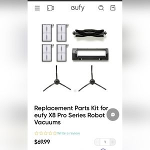 eufy vacuum parts replacement kit